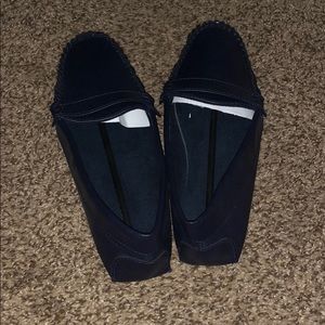 Ladies Blue Driving Loafers